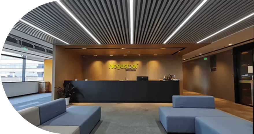 Megasteel reception and office